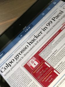 Attacco hacker sicurezza
