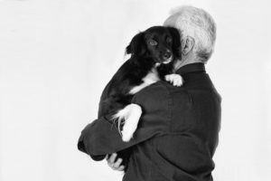 cane con padrone